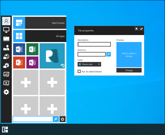 Các lựa chọn thay thế tốt nhất cho Menu Bắt đầu của Windows 11 6 Hiển thị Start Menu Reviver trên Windows 11, với menu cài đặt tùy chỉnh cho từng ô mở