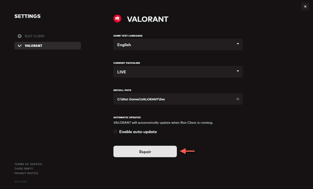 Valorant không khởi chạy hoặc hoạt động trong Windows 11? 12 cách khắc phục 12 Valorant không khởi chạy hoặc hoạt động trong Windows 11? 12 Cách Sửa Ảnh 10