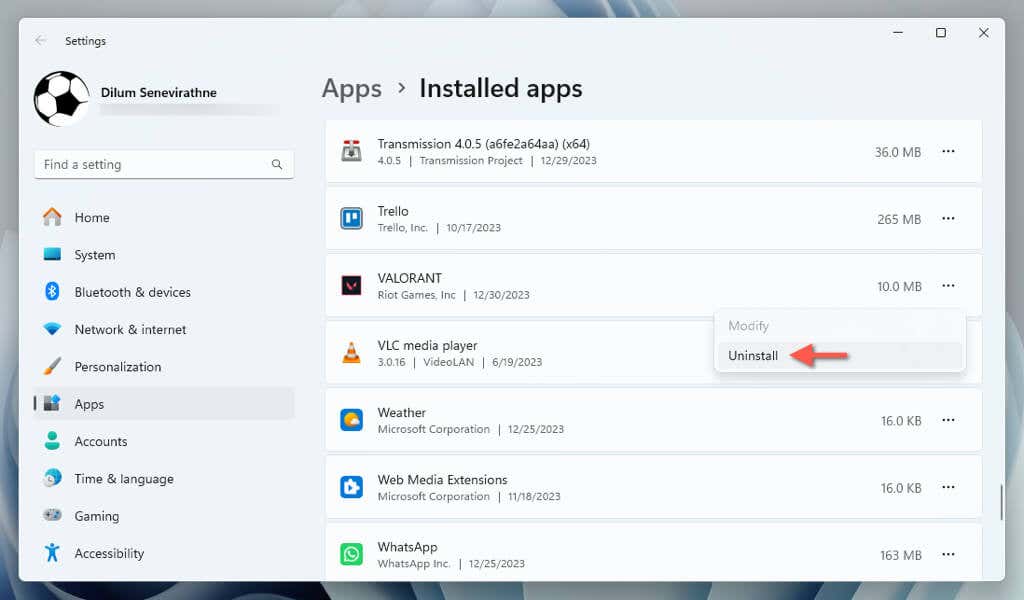 Valorant không khởi chạy hoặc hoạt động trong Windows 11? 12 cách khắc phục 13 Valorant không khởi chạy hoặc hoạt động trong Windows 11? 12 Cách Sửa Ảnh 11