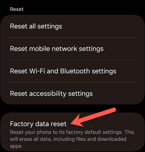 tại sao điện thoại của tôi không cho phép tôi thực hiện cuộc gọi-android-ott-13 bị nén - Mẹo công nghệ trực tuyến Nhấn vào tùy chọn Đặt lại dữ liệu gốc để bắt đầu quá trình đặt lại. - tại sao điện thoại của tôi không cho phép tôi thực hiện cuộc gọi-android-ott-13-nén