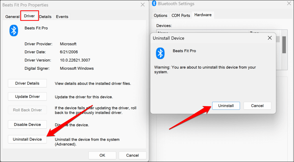 Cách khắc phục lỗi “Remove Failed” Bluetooth trong Windows 11 9 Các bước gỡ cài đặt driver thiết bị Bluetooth trong Windows